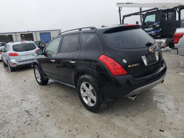 JN8AZ08T34W206400 - 2004 NISSAN MURANO SL BLACK photo 2