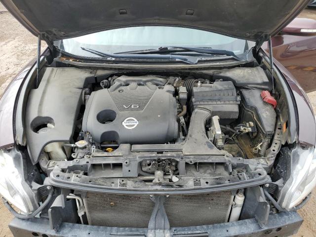 1N4AA5AP7EC460567 - 2014 NISSAN MAXIMA S მუქწითელი ფოტო 11