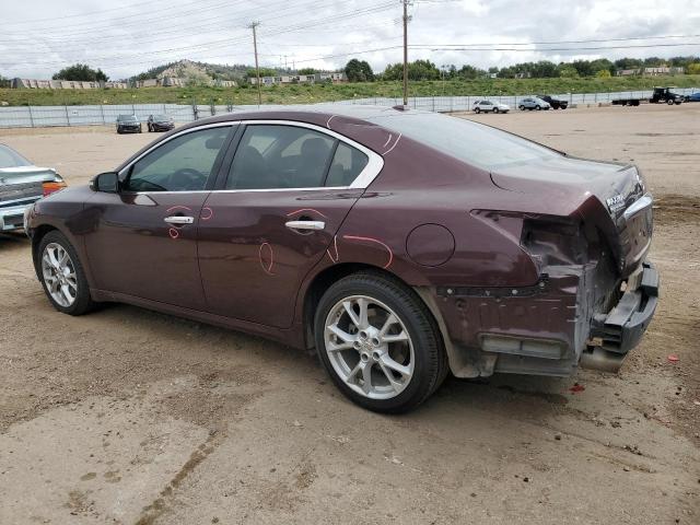 1N4AA5AP7EC460567 - 2014 NISSAN MAXIMA S მუქწითელი ფოტო 2