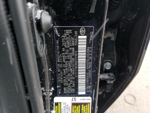 4T1T11BK9RU121674 - 2024 TOYOTA CAMRY SE NIGHT SHADE BLACK photo 13