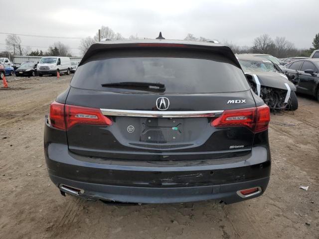 5FRYD4H92GB020438 - 2016 ACURA MDX ADVANCE BLACK photo 6