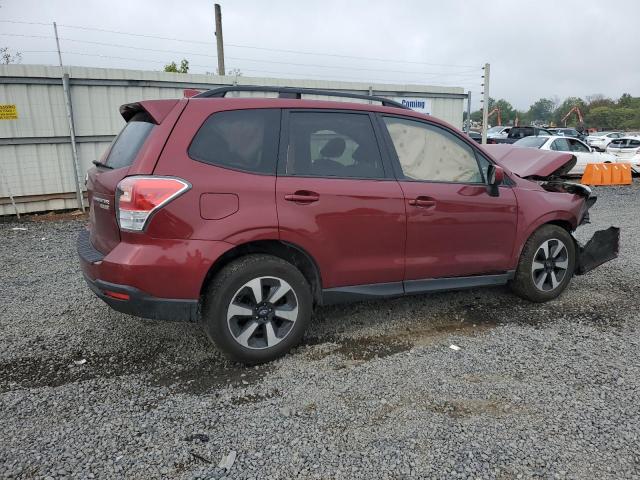 JF2SJAGC1HH533484 - 2017 SUBARU FORESTER 2.5I PREMIUM 勃艮第红 照片 3