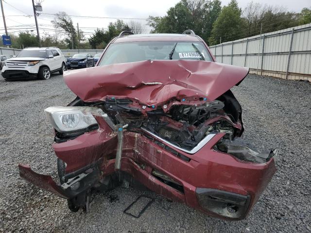 JF2SJAGC1HH533484 - 2017 SUBARU FORESTER 2.5I PREMIUM 勃艮第红 照片 5