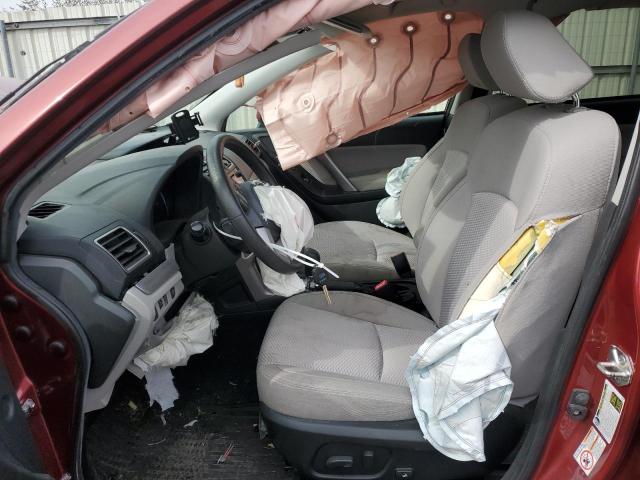 JF2SJAGC1HH533484 - 2017 SUBARU FORESTER 2.5I PREMIUM 勃艮第红 照片 7