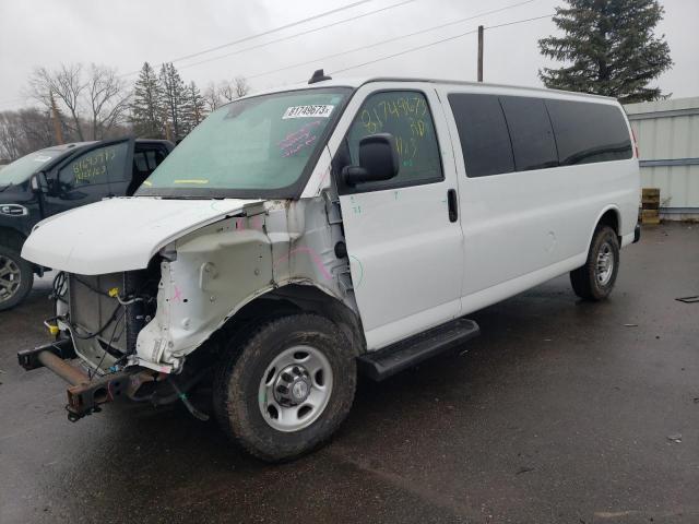 1GAZGPFP0K1141785 - 2019 CHEVROLET EXPRESS G3 LT WHITE photo 1