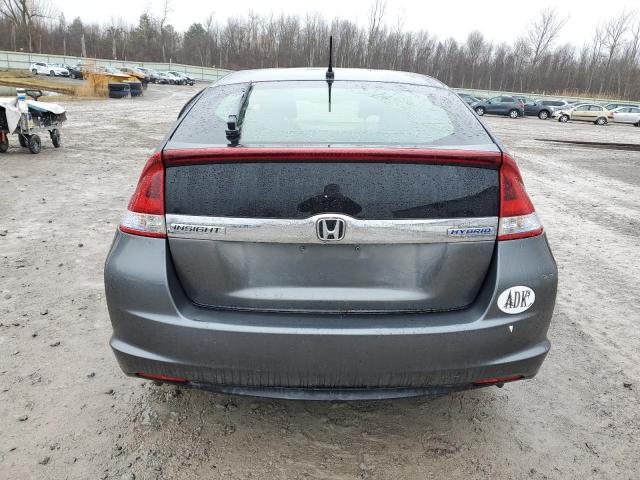 JHMZE2H59DS000544 - 2013 HONDA INSIGHT LX GRAY photo 6