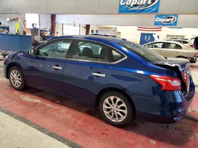 3N1AB7AP4KY276311 - 2019 NISSAN SENTRA S BLUE photo 2