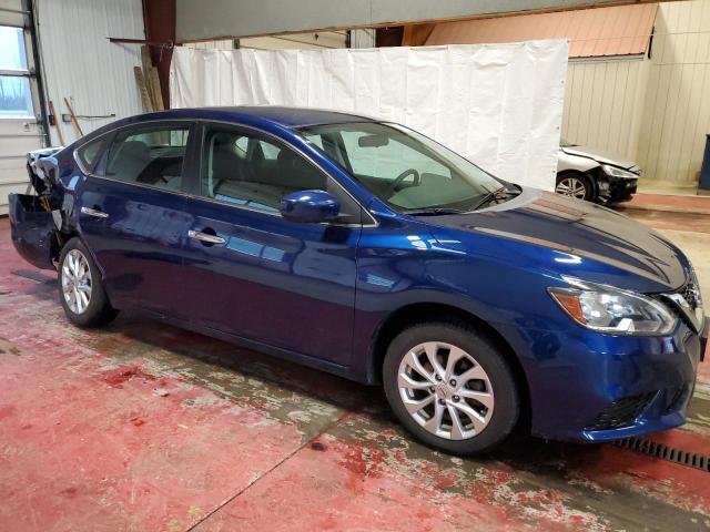 3N1AB7AP4KY276311 - 2019 NISSAN SENTRA S BLUE photo 4