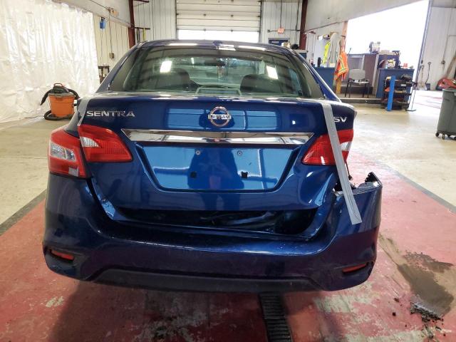 3N1AB7AP4KY276311 - 2019 NISSAN SENTRA S BLUE photo 6