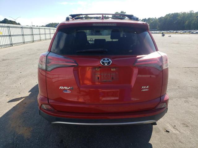 JTMRFREV1HJ118367 - 2017 TOYOTA RAV4 XLE RED photo 6