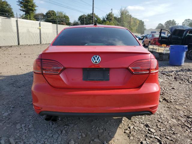 3VW4T7AJ4DM296441 - 2013 VOLKSWAGEN JETTA GLI Կարմիր լուսանկար 6