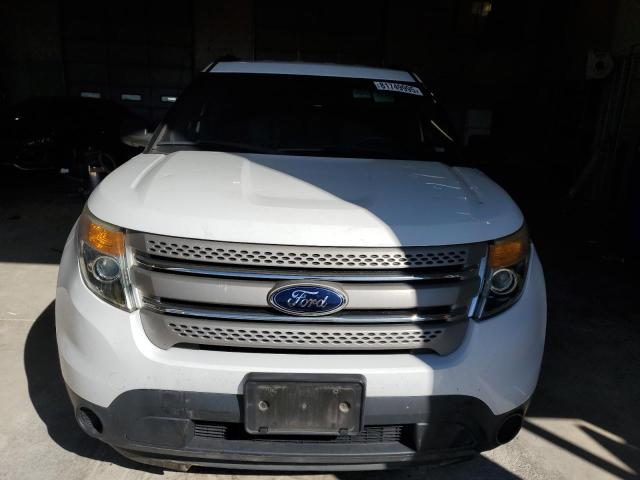 1FM5K7B83EGB57690 - 2014 FORD EXPLORER WHITE photo 5