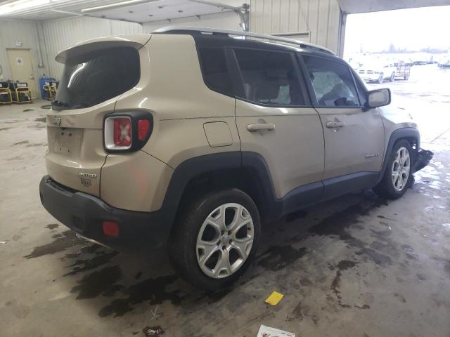 ZACCJADT0FPC39491 - 2015 JEEP RENEGADE LIMITED TAN photo 3