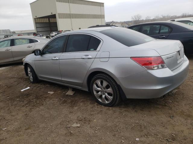 1HGCP36869A021922 - 2009 HONDA ACCORD EXL SILVER photo 2