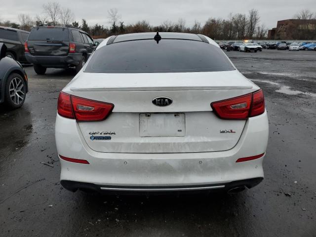 5XXGR4A63EG300636 - 2014 KIA OPTIMA SX WHITE photo 6