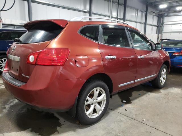 JN8AS5MVXBW274182 - 2011 NISSAN ROGUE S ORANGE photo 3