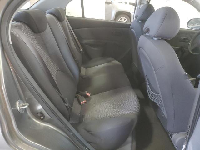 KNADH4A36B6735749 - 2011 KIA RIO BASE GRAY photo 10