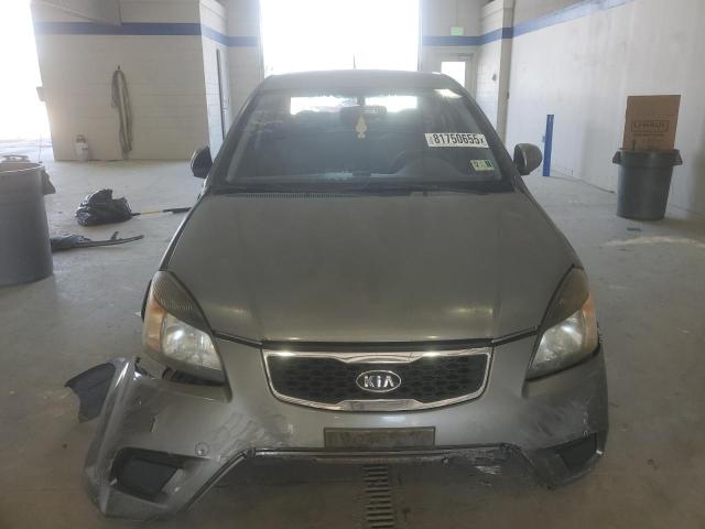 KNADH4A36B6735749 - 2011 KIA RIO BASE GRAY photo 5