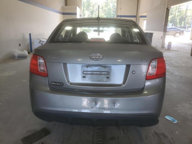KNADH4A36B6735749 - 2011 KIA RIO BASE GRAY photo 6