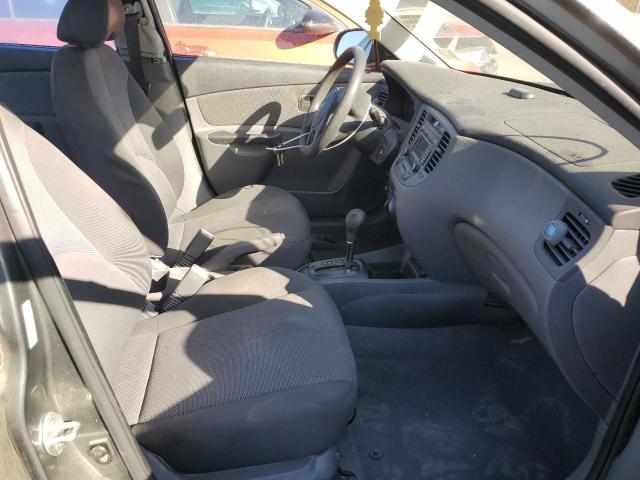 KNADH4A36B6735749 - 2011 KIA RIO BASE GRAY photo 7
