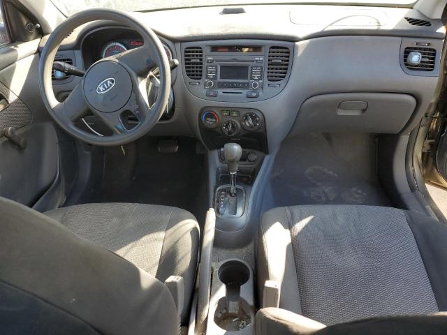 KNADH4A36B6735749 - 2011 KIA RIO BASE GRAY photo 8
