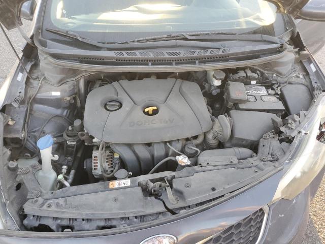 KNAFK4A62E5087860 - 2014 KIA FORTE LX GRAY photo 11