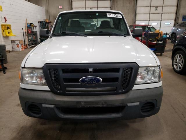 1FTYR10D69PA20324 - 2009 FORD RANGER WHITE photo 5