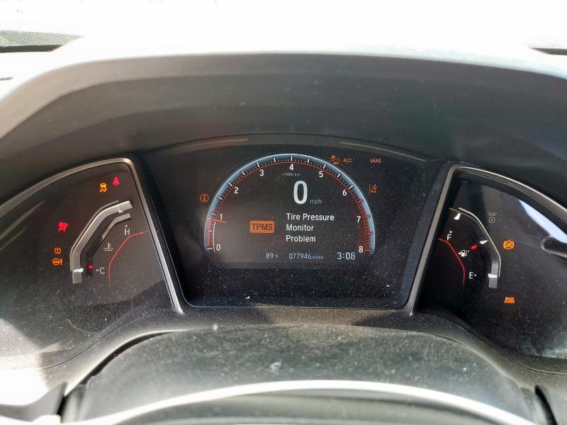 2HGFC1E52LH708375 - 2020 HONDA CIVIC SI GRAY photo 9