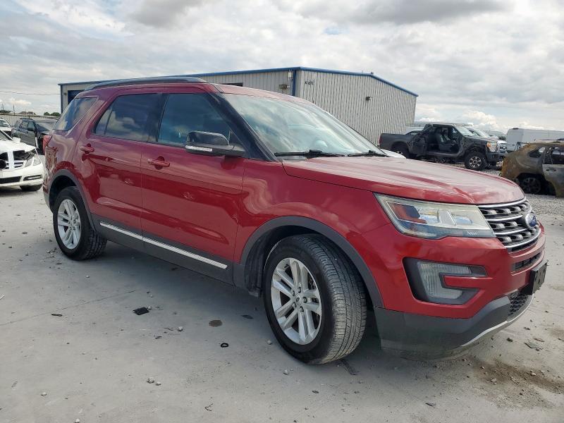 1FM5K7D82HGB30675 - 2017 FORD EXPLORER XLT 红色 照片 4