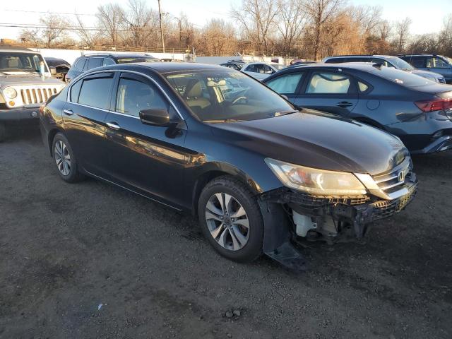 1HGCR2F32EA200235 - 2014 HONDA ACCORD LX BLACK photo 4