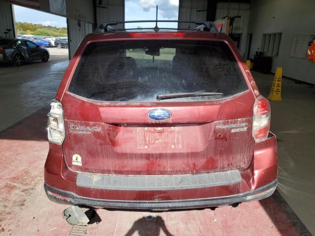 JF2SJAEC4EH460237 - 2014 SUBARU FORESTER 2.5I PREMIUM BURGUNDY photo 6