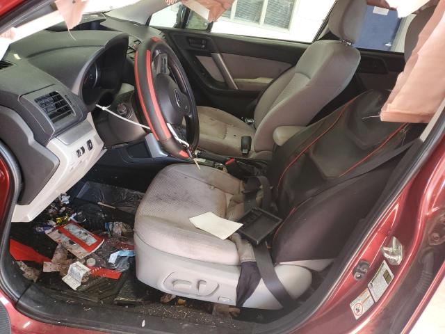 JF2SJAEC4EH460237 - 2014 SUBARU FORESTER 2.5I PREMIUM BURGUNDY photo 7