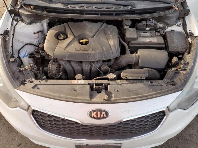 KNAFZ4A89E5204458 - 2014 KIA FORTE EX WHITE photo 11