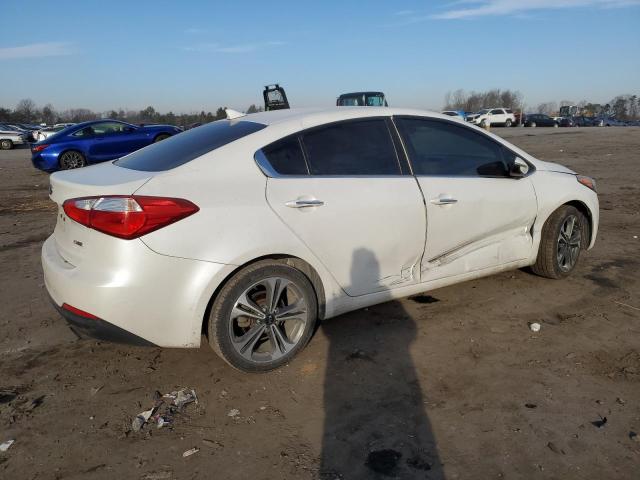 KNAFZ4A89E5204458 - 2014 KIA FORTE EX WHITE photo 3