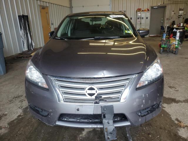 3N1AB7AP7FY348172 - 2015 NISSAN SENTRA S GRAY photo 5