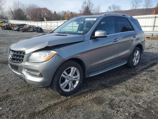 4JGDA5HB2FA454105 - 2015 MERCEDES-BENZ ML 350 4MATIC GRAY photo 1