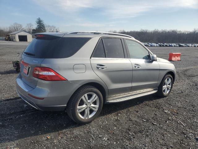 4JGDA5HB2FA454105 - 2015 MERCEDES-BENZ ML 350 4MATIC GRAY photo 3