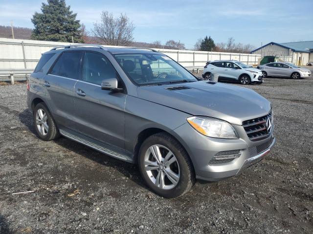 4JGDA5HB2FA454105 - 2015 MERCEDES-BENZ ML 350 4MATIC GRAY photo 4