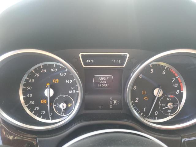 4JGDA5HB2FA454105 - 2015 MERCEDES-BENZ ML 350 4MATIC GRAY photo 9