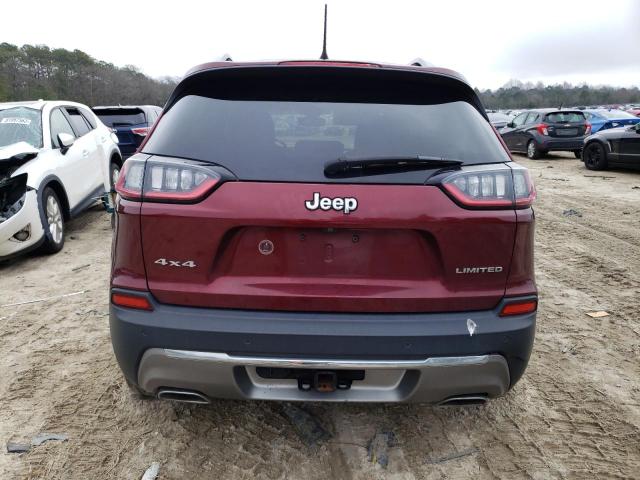 1C4PJMDX0KD259867 - 2019 JEEP CHEROKEE LIMITED BURGUNDY photo 6