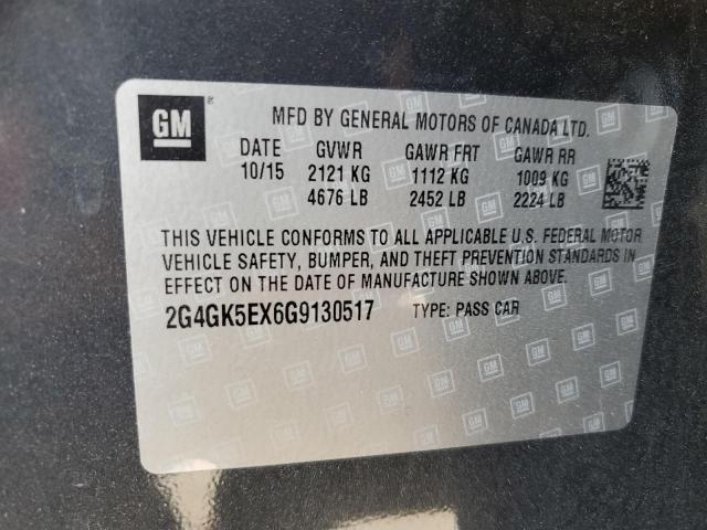 2G4GK5EX6G9130517 - 2016 BUICK REGAL 灰色 照片 13