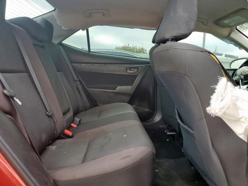 5YFBURHE6KP868921 - 2019 TOYOTA COROLLA L 红色 照片 10