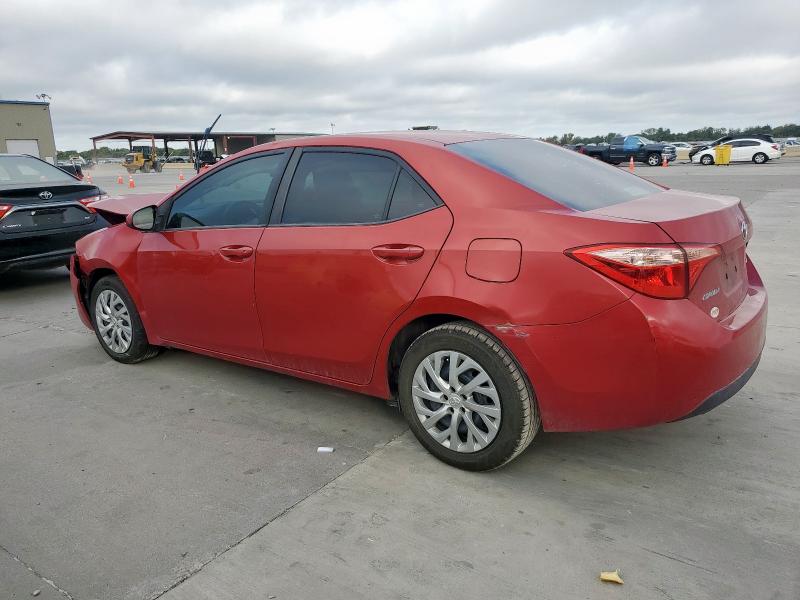 5YFBURHE6KP868921 - 2019 TOYOTA COROLLA L 红色 照片 2