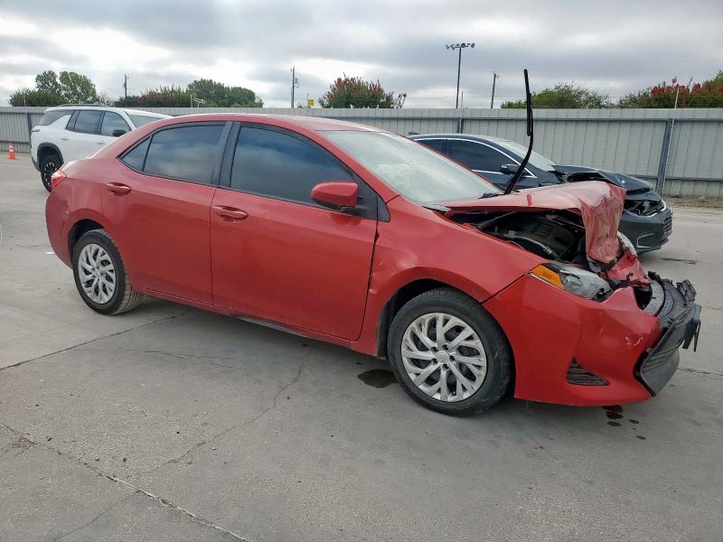 5YFBURHE6KP868921 - 2019 TOYOTA COROLLA L 红色 照片 4