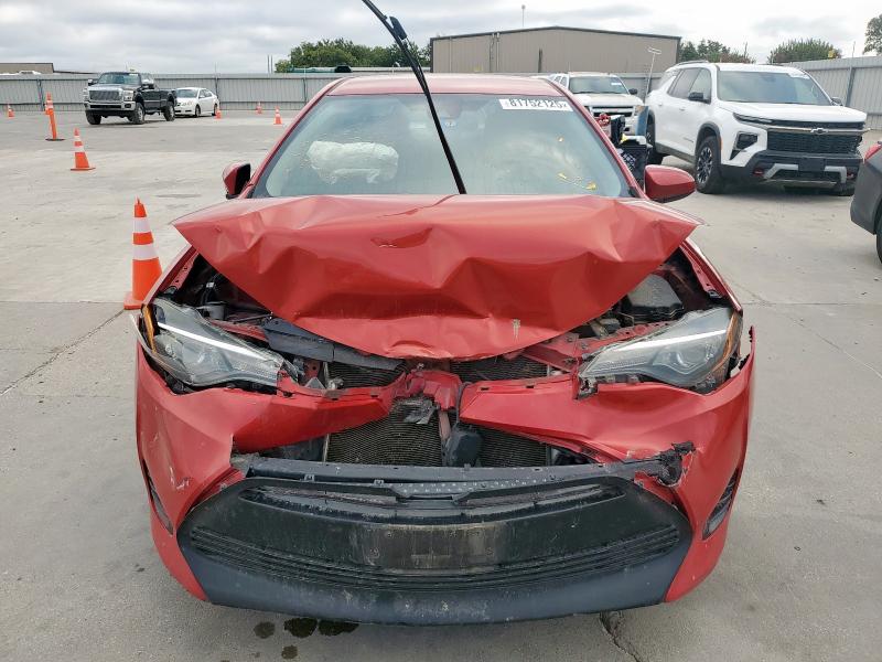 5YFBURHE6KP868921 - 2019 TOYOTA COROLLA L 红色 照片 5