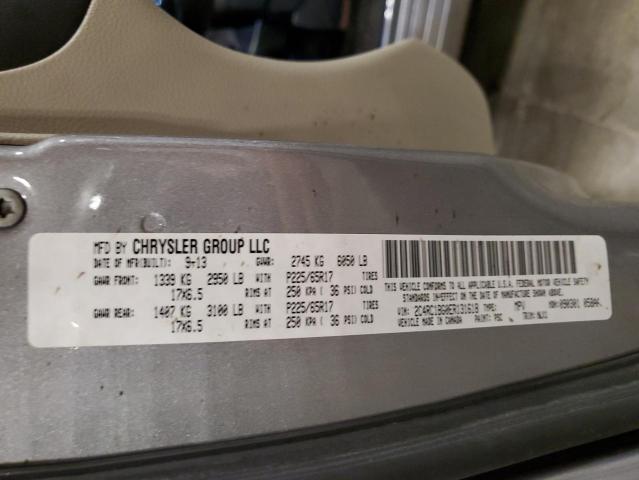 2C4RC1BG0ER131618 - 2014 CHRYSLER TOWN & COU TOURING SILVER photo 13