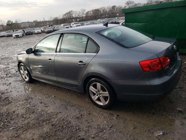 3VWLL7AJ9DM383487 - 2013 VOLKSWAGEN JETTA TDI GRAY photo 2