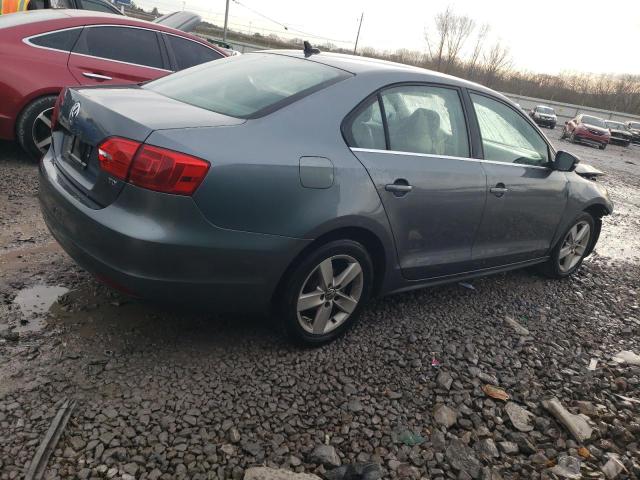 3VWLL7AJ9DM383487 - 2013 VOLKSWAGEN JETTA TDI GRAY photo 3