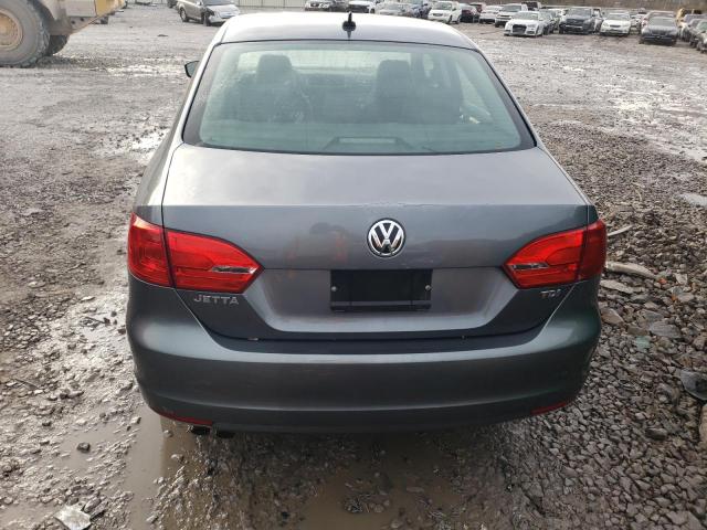 3VWLL7AJ9DM383487 - 2013 VOLKSWAGEN JETTA TDI GRAY photo 6