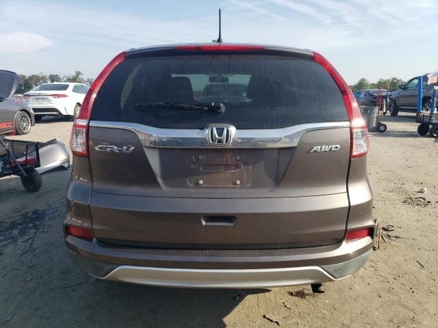 2HKRM4H53FH630724 - 2015 HONDA CR-V EX GRAY photo 6